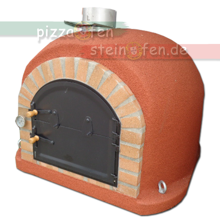 Holzbackofen isoliert 100x100cm