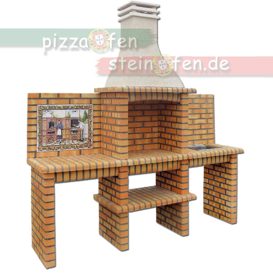 Grillkamin AB218AT mit Spüle